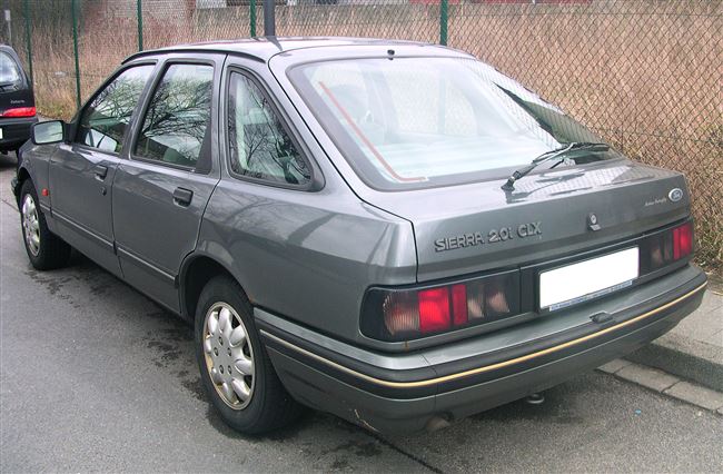Масса Ford Sierra 5 дв. хэтчбек 1990 - 1993